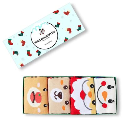 Calcetines para Disfraces de Navidad (Pack x4)