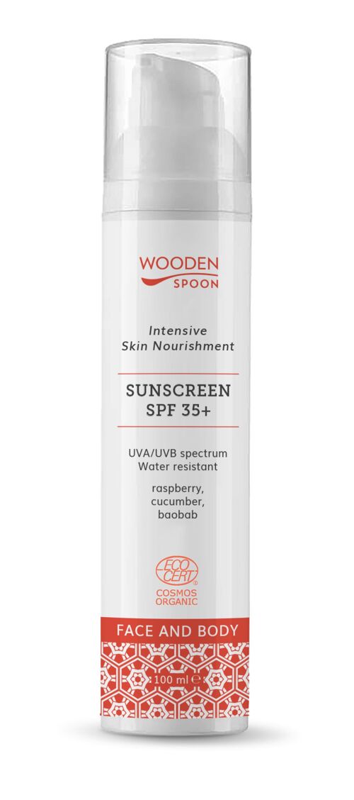 Organic Sunscreen SPF 35+ skin nourishment, 100 ml