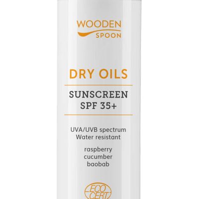 Organic certified Sunscreen DRY OILS SPF 35 (Body), 100 ml