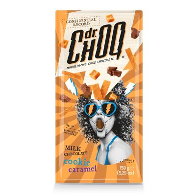 Dr. Choq - Milk Cookie Caramel - 12x150gr - Cioccolato Belga