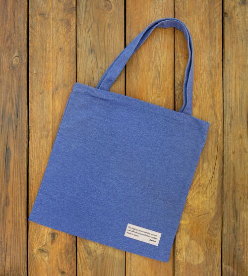 50 Recycled cotton - Denim bags - Made in Spain - Handmade