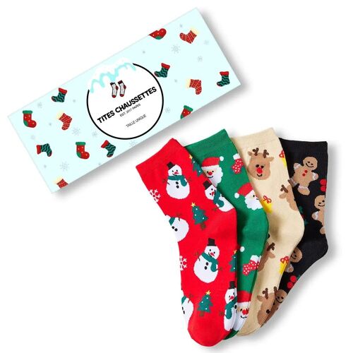 Chaussettes de Noël (Lot x4)