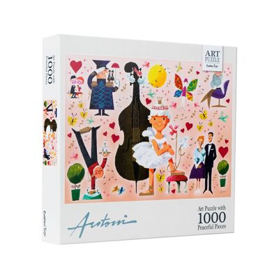 Ib Antoni - Puzzle de arte - 1000 piezas - Bailarina - FSC