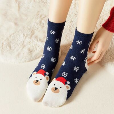 Christmas Snowflake Socks