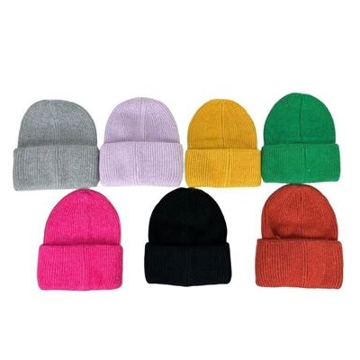 Angora and Wool Hat with Plain Colors and Great Quality. B2B