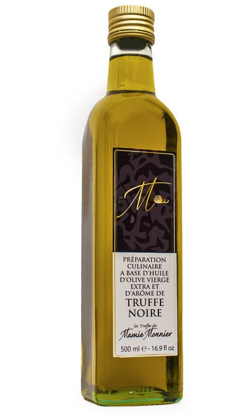 Huile d'olive extra-vierge, à la truffe noire  (500 ml)