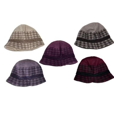 Chapeau en coton et laine au design élégant et de grande qualité