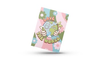 Carte postale Sauver le monde 2