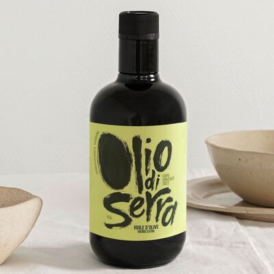 OLIO DI SERRA olio extra vergine di oliva - Annata 2023 Capo Vincenzo - LA BOTTIGLIA 0.5L