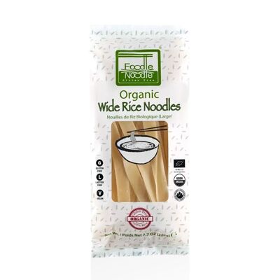 Organic White Rice Wide Noodles