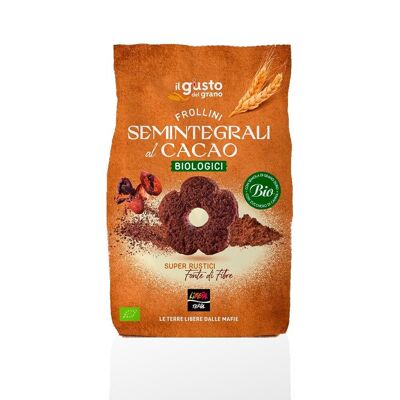 Semi-wholemeal biscuits with Libera Terra BIO cocoa