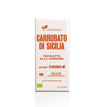 Carrubato sicilien biologique à l'orange