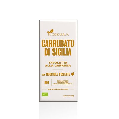 Carrubato siciliano ecológico con avellanas