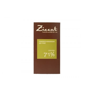Single origin dark chocolate bar 71% Sao Tomè 70g