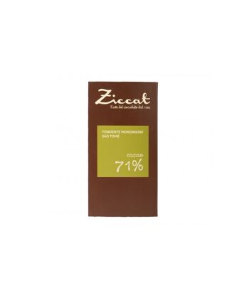 Tablette de chocolat noir mono origine 71% Sao Tomè 70g 1