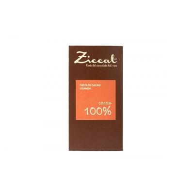 Tablette de chocolat noir 100% Ouganda d'origine unique 70g