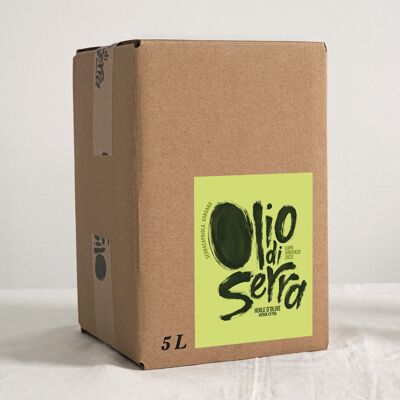Aceite de oliva virgen extra OLIO DI SERRA - Añada 2023 Capo Vincenzo - LE BAG-IN-BOX 5L