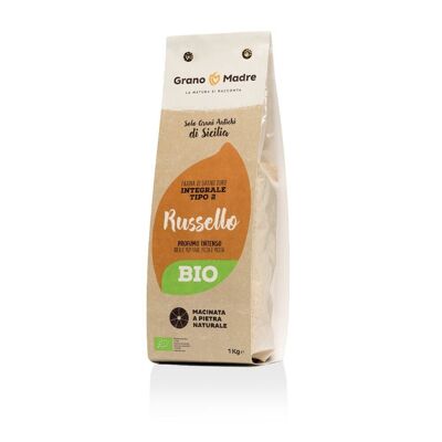 Organic Russello Durum Wheat Type 2 Wholemeal Flour