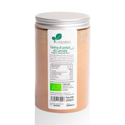 Organic Sicilian Carob Pulp Flour