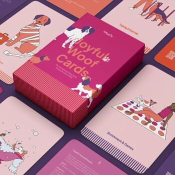 Joyful Woof Cards - Le jeu de liaison ultime pour vous et votre chien 1