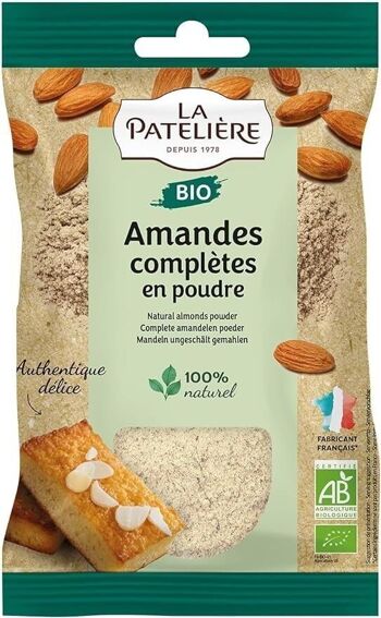 Amandes complètes en poudre