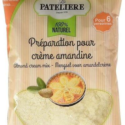 Préparation pour crème amandine