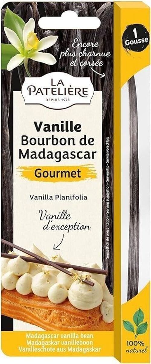 Gousse de vanille Bourbon Origine Madagascar Gourmet (1 gousse)