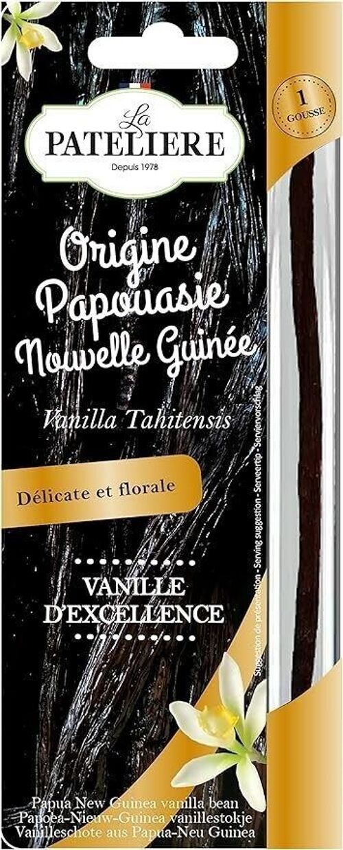 Gousse de vanille Origine Papouasie Nouvelle Guinée (1 gousse)
