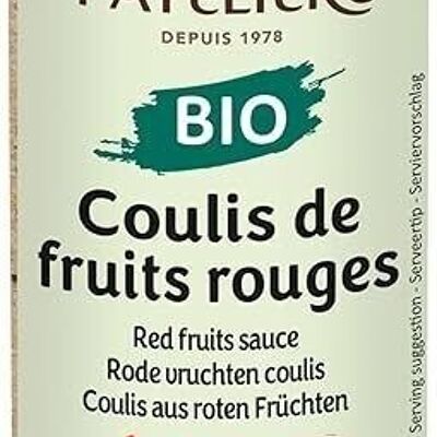 Coulis 4 red fruits 70% fruit