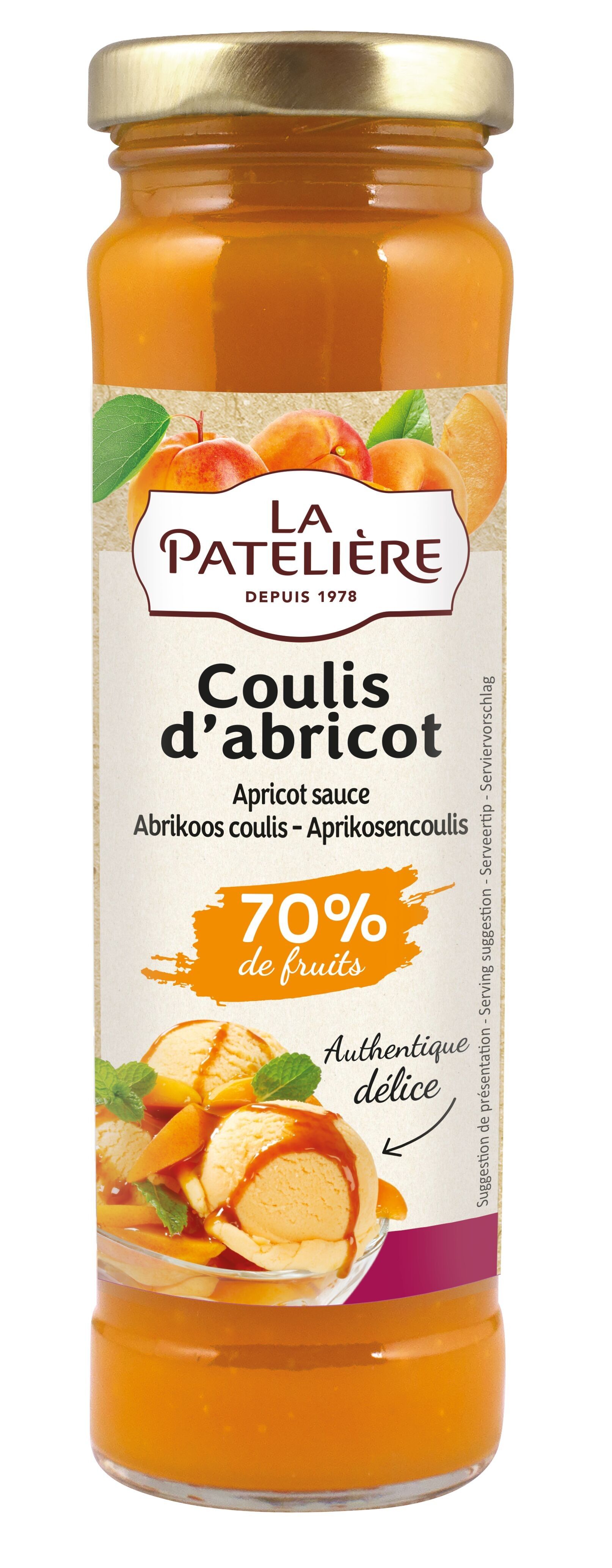 Coulis di albicocche 70% frutta