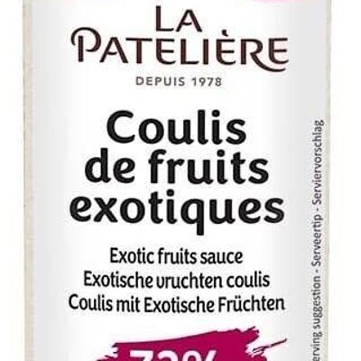 Exotisches Fruchtcoulis mit 72 % Fruchtanteil