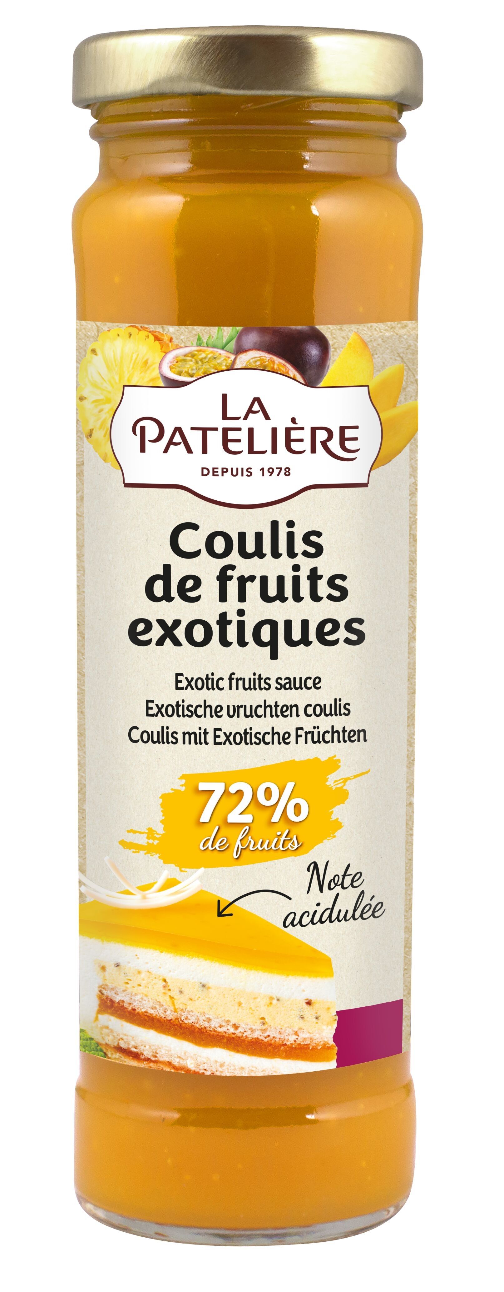 Coulis di frutta esotica 72% frutta