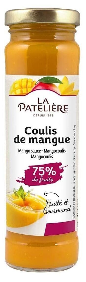 Coulis de mangue 75% de fruits