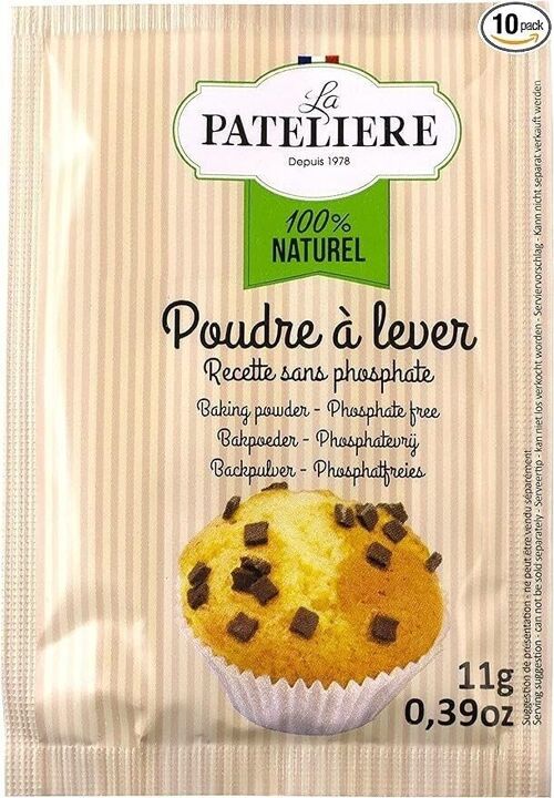 Poudre à lever sans phosphate