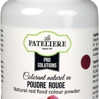 Natural red powder coloring