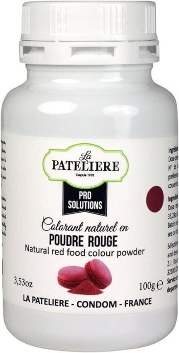 Colorant naturel en poudre rouge