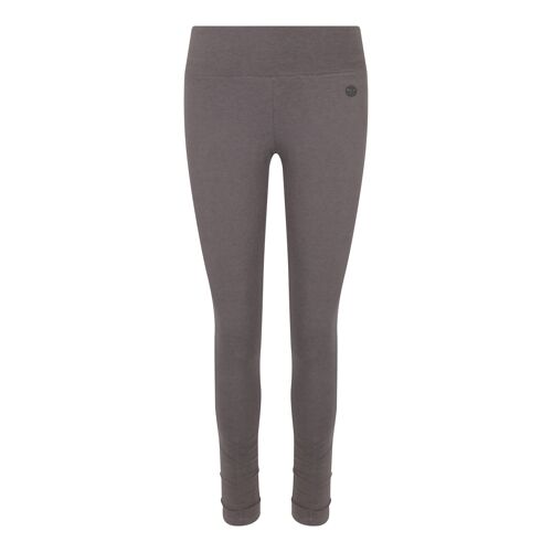 Ruched Bottom Leggings Charcoal