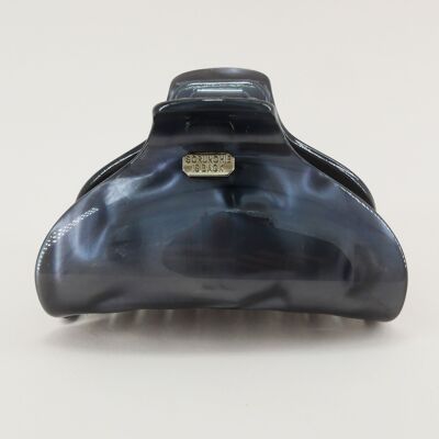 Clip perlata Juliette - blu petrolio a forma di pallina da 7 cm