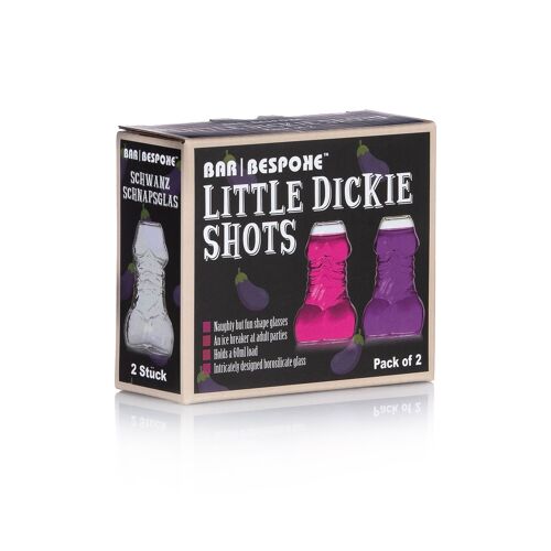 Bar Bespoke Little Dickie Shot Glasses