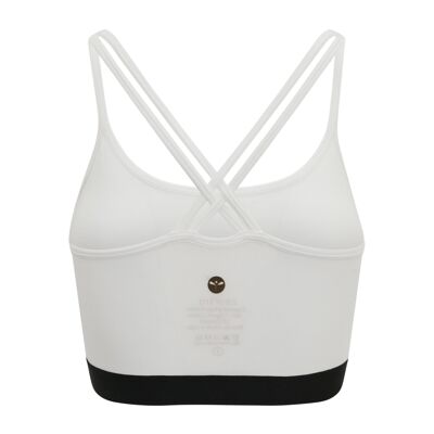 Reggiseno Yoga Scacchiera Bianco