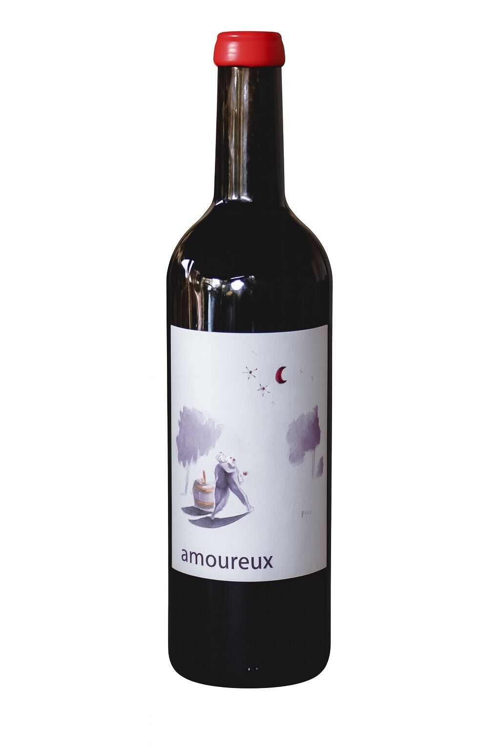 Vino rosso biologico Marselan "Amoureux" 2022 con cera