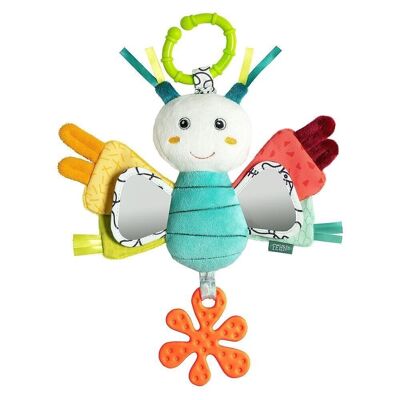 Activity butterfly – baby motor skills toy for strollers, cots and baby carriers