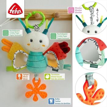 Papillon d'activité – jouet de motricité pour bébé pour poussettes, lits bébé et sièges bébé 3