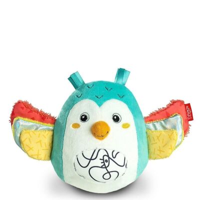 Tumbler owl – motor skills toy for grasping, touching, feeling and poking