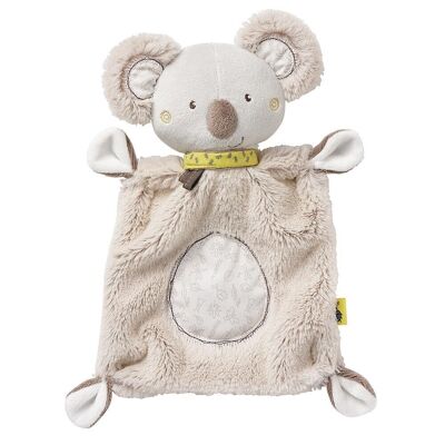 Koala cuddle blanket – soft toy cuddle blanket with a koala head to grasp, feel, cuddle and love