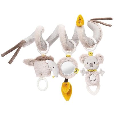 Activity Spiral Australia – fabric spiral with animal pendants - promotes the sense of touch and grasp