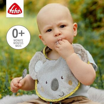 Bavoir Koala – bavoir pour bébé avec motif animalier et fermeture velcro 2