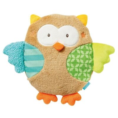 Cherry stone pillow owl – cuddly pillow with removable heat/cold bag