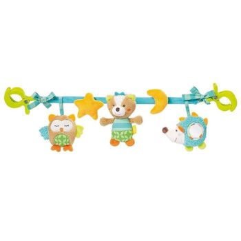 Chaîne de poussette Forest - Chaîne mobile avec figurines suspendues pour une suspension flexible aux poussettes, sièges bébé, lits, berceaux et arche de jeu 1