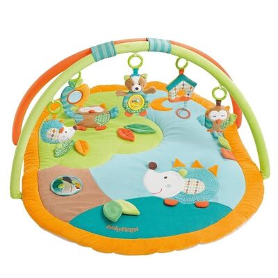 3-D Activity Blanket Forest – Play arch with 5 removable toys